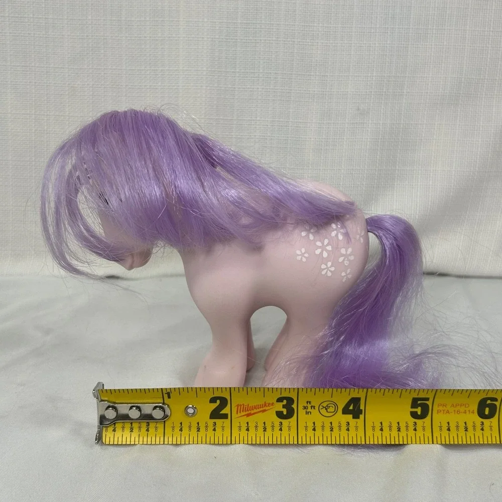 Vintage My Little Pony Blossom G1 1982 Hasbro Pink Purple Earth Pony Hong Kong